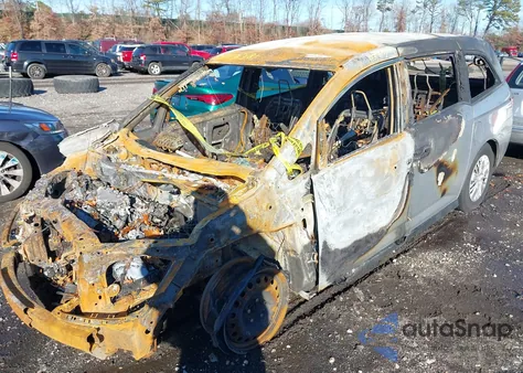 2015 Honda Odyssey Lx из США, поврежденный, VIN 5FNRL5H20FB039781